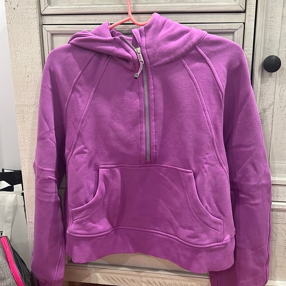lululemon athletica | Tops | Lululemon Scuba Oversized 2 Zip Hoodie Moonlit  Magenta | Poshmark